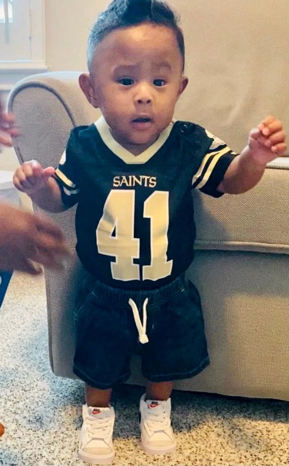 One year after he was admitted to the clinic, Asher Tate, a goofy, active child who loves to play, is no longer on oxygen and starting to eat by mouth. (Photo courtesy of Tameka Tate).